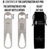 BAR NONE The Capstractor Key Pro | Bottle Cap Opener