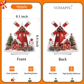 Christmas Windmill Diamond Art Tabletop Kits for Adults
