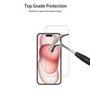 HKKAIS Screen Protector For iPhone15 Plus Tempered Glass Film with