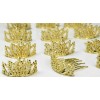 CORONAS PRINCESS GOLD CROWN RECUERDOS X 12 PARTY FAVORS TIARA