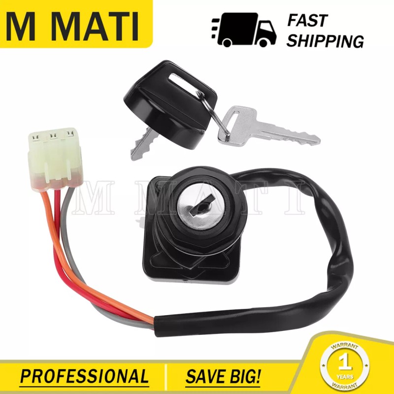 M MATI Ignition Switch Assembly For Kawasaki Brute Force 300
