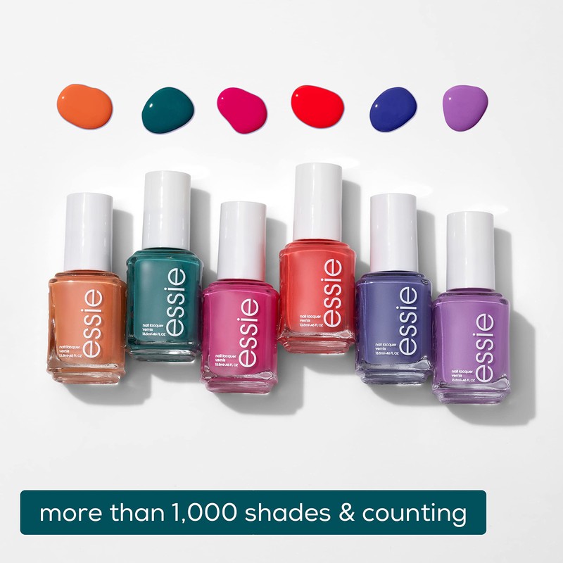 essie Salon-Quality Nail Polish, 8-Free Vegan, Winter 2022, Warm Gray,