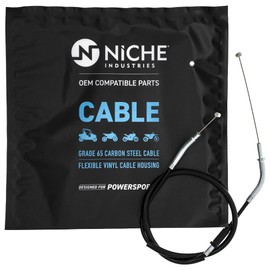 NICHE Push Throttle Cable for Kawasaki Ninja 650R 54012-0225 54012-0241