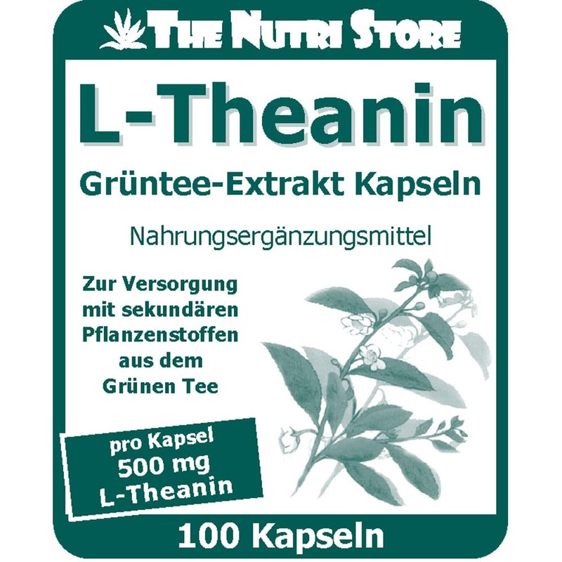 L-Theanine 500 mg Capsules Pack of 100