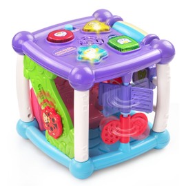 VTech Busy Learners Activity Cube, 5 sides of play, Purple