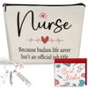 3 Pcs Nurse Makeup Bag Funny Nurse Supplies Gifts for