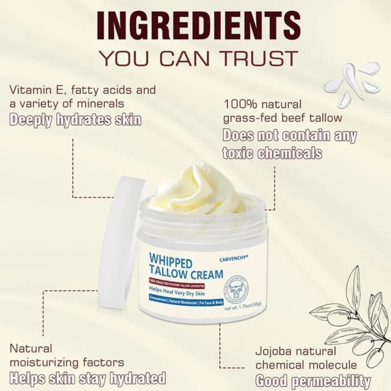 Hidratante Facial De Sebo, Sebo De Res Para La Piel,