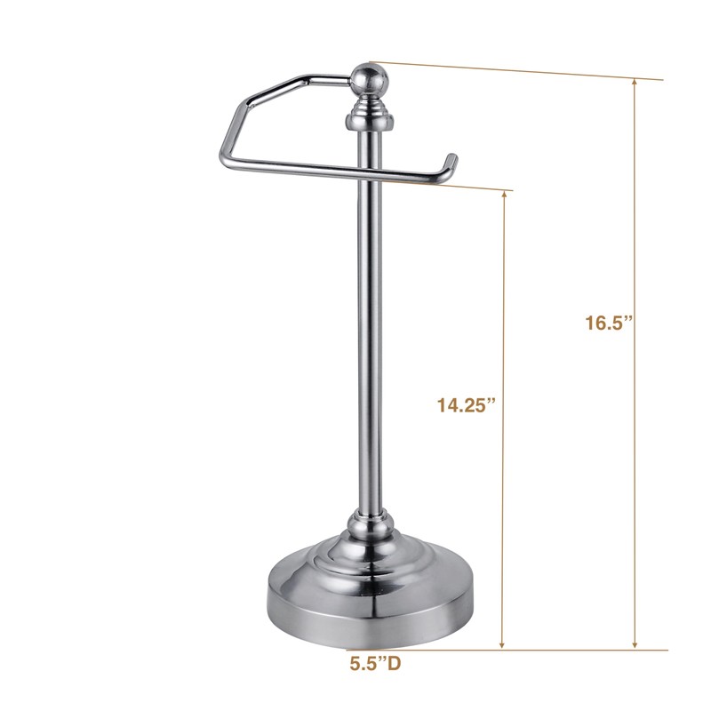 SunnyPoint Deluxe Free Standing Heavy Weighted Countertop Fingertip Towel Holder