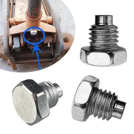 Yumfugu 3 PCS Jack Pressure Rod Fixed Screw, Floor Jack Handle Bolt, Floor Jack Handle Replacement, for 3 Ton 4 Ton Hydraulic Top Handle (Silver)