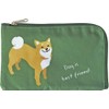 Abeille Mask Pouch Shiba Inu Khaki Dog AMA-1508 by Ken