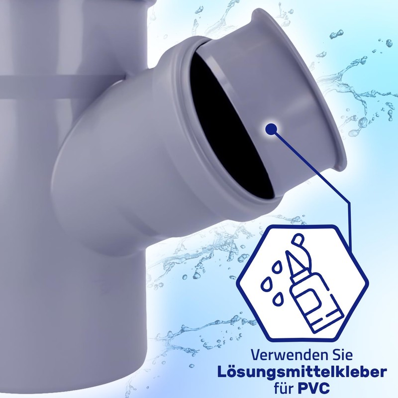 PVC Sleeve Plug Diameter 110 mm for Waste Water Pipes