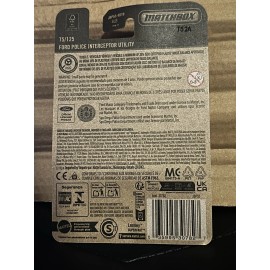 Hot Wheels Matchbox 2016 Ford Police Interceptor Utility 1:64 San Diegos Finest Police Dept