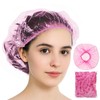 100 Pcs Disposable Shower Caps, Waterproof Shower Cap Essential For