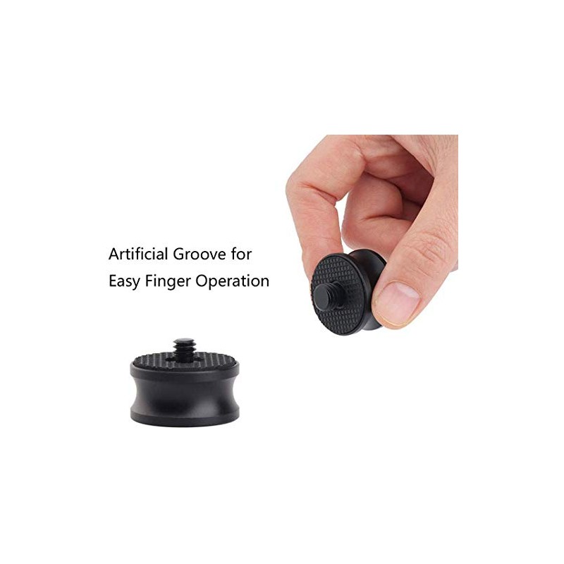 AORO Screw Adapter 1/4"-20 Male Convert 3/8"-16 Female 2pcs