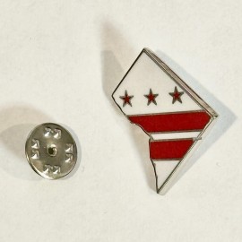 Washington DC Lapel Pins Brooches District Of Columbia 1” DC Flag