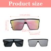 FveVqe 3PCS Rave Glasses, Gradient Lenses Rave Sunglasses for Women