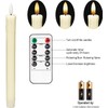 JOIONE Flameless Candles with Remote, 9.6" Ivory Battery Candles Real