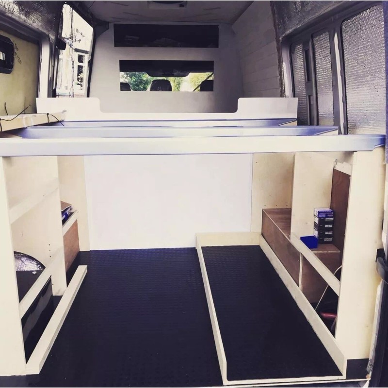 IKEA 2x Beams Ford Transit Camper Van Twin Bed Central