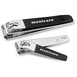 Manicare Duo Pack Nagelknipser für Hand und Zehen, in Schwarz