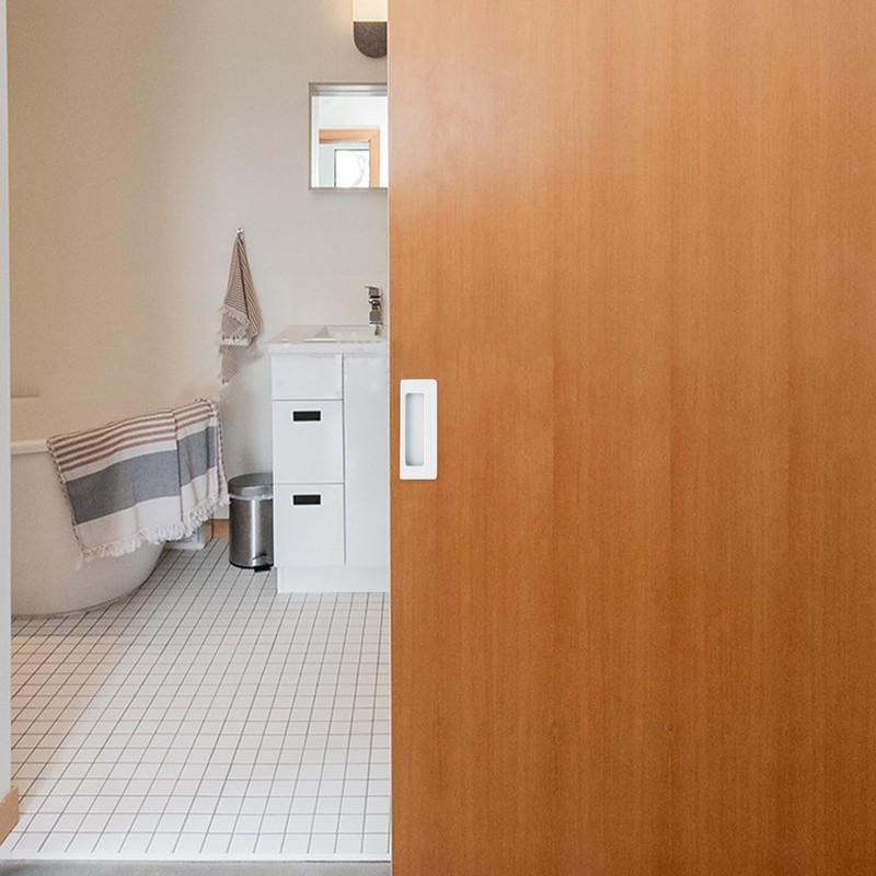 MOROBOR 4PCS Rectangular Recessed Concealed Handle, Embedded Design Sliding Door