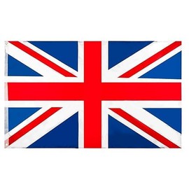 EVOKK 5ft x 3ft Vibrant Country Flags | Durable Weather-Resistant National Flags for All Seasons, Holidays & Patriotic Celebrations | Outdoor Decorative Banners (UK)