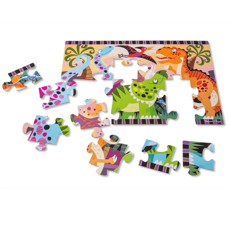 Melissa & Doug Dinosaur Dawn Jumbo Jigsaw Floor Puzzle (24