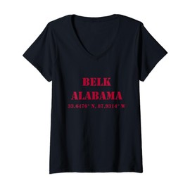 Womens Belk Alabama Coordinates Souvenir V-Neck T-Shirt