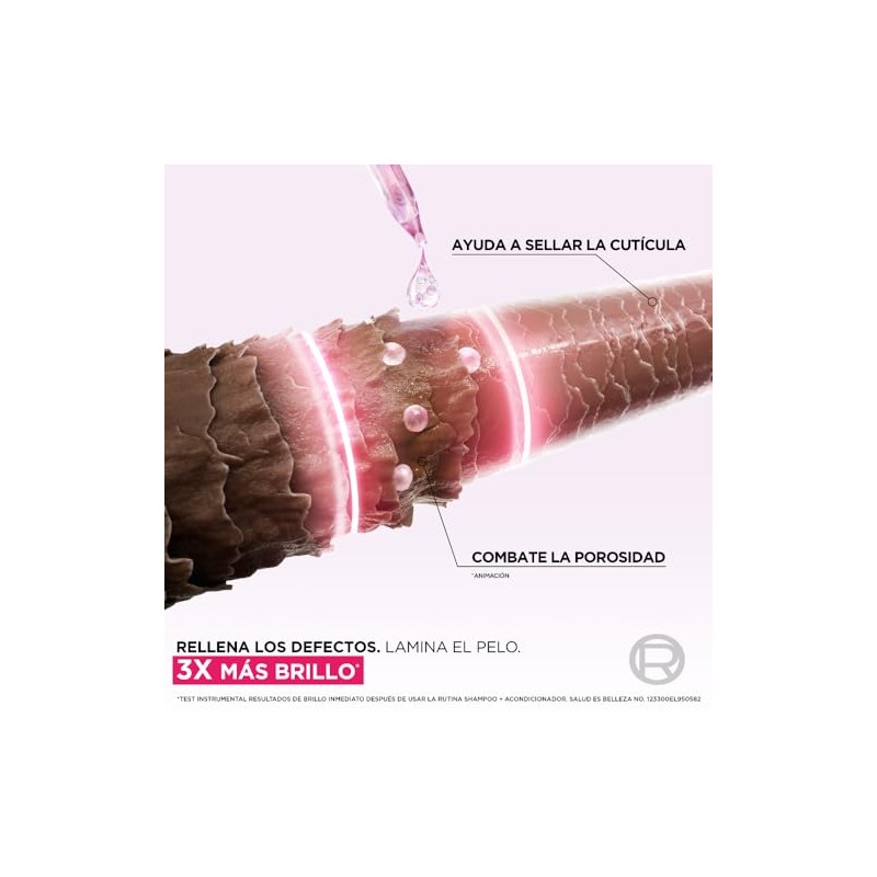 L'Oréal Paris Elvive Mascarilla Glycolic Gloss, con Ácido Glicólico para