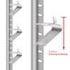 Hotop 920158 Refrigerator Shelf Clips Freezer Shelf Clip Cooler Shelf