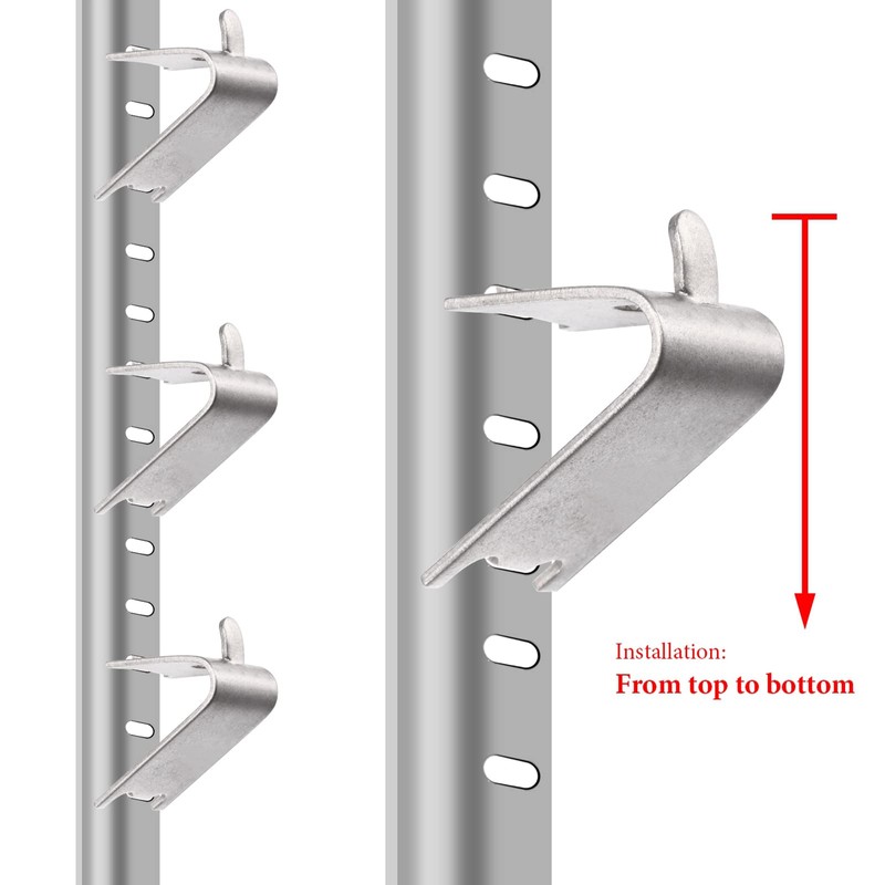 Hotop 920158 Refrigerator Shelf Clips Freezer Shelf Clip Cooler Shelf