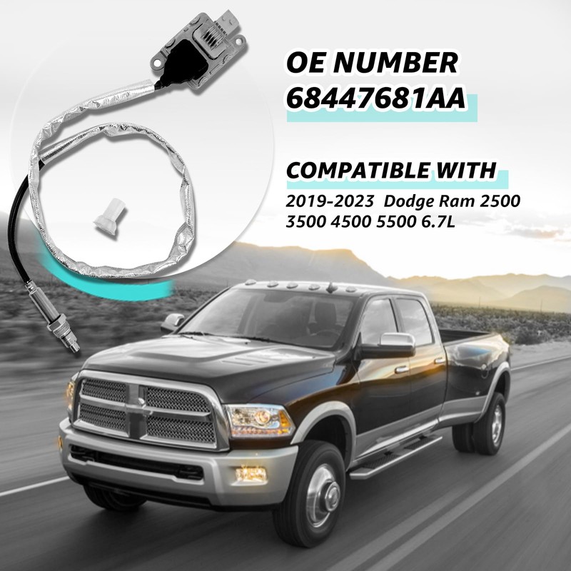 JaoRop 68447681AA Nitrogen Oxide Sensor for 2019-2023 Dodge Ram 2500