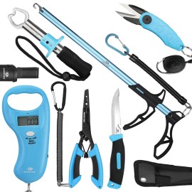 MOSSY OAK 6-Piece Fishing Tool Set Multi-Function Fishing Gear and Equipment USA