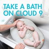 Boon Puff+ Inflatable Baby Bather - Infant Bathtub Includes Microfleece