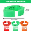 300 Bandas Identificación De Pollo Ajustables Con Numerados