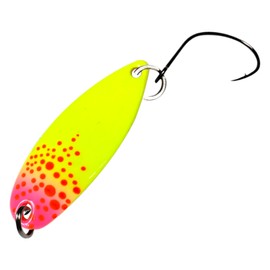 SEABUZZ Mini Bass & Trout Spoon Rio 3.2 g 32 mm Trout Bait & Bass Bait with Fishing Hook - Blinker Trout & Predator Fishing Lure - Sports Fishing Lure - Artificial Bait - Wobbler - Fishing Accessories