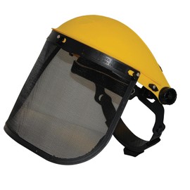 Dapetz ® Mesh Safety Visor - Mesh Features Single Point Ratchet Adjustment Chainsaw Safety Helmet with Mesh Visor, Impact Resistant Comfortable Hard Hat Safety Protection Equipment