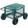 400LB Heavy Duty Rolling Garden Seat,4-in-1 Cart with Storage &