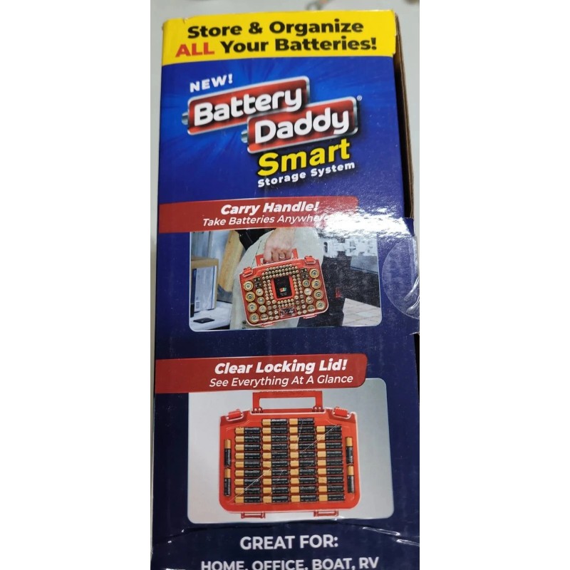 Battery Daddy 2 Qty Battery Daddy Smart Storage System Organizer