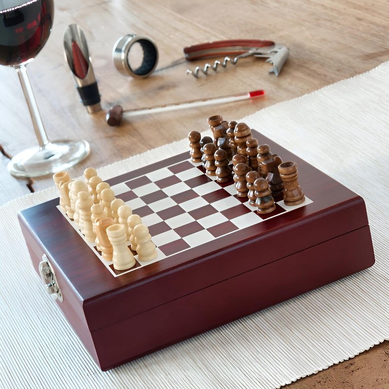 Premium Wine Accessories Gift Set 37 Pieces with Wooden Box