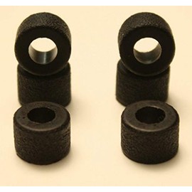 D.S. Durable 6 Rear Tires for Tyco 440x2 Slot Car High Performance