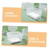 BUGUUYO 4PCS Wipes Dispenser with Lid Portable Plastic Wipe Container