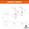 Tomyfield Finger Skateboard Finger Skateboard for Adults and Children, Bearings,