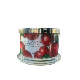 Homeworx Christmas Cupcake Scented Candle 4 Wick Candle 18 Oz