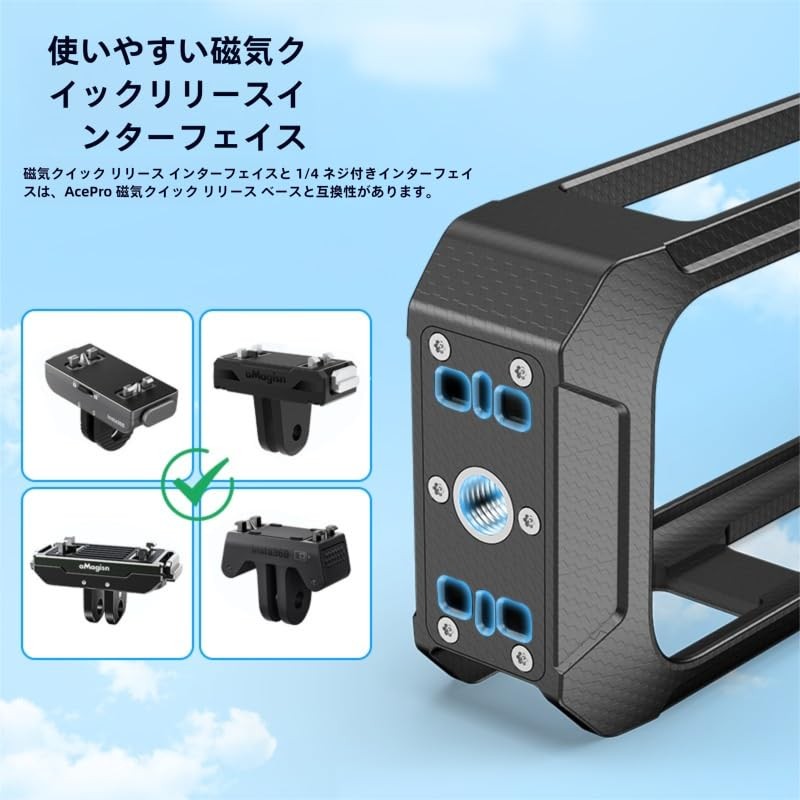 Metal Frame for Insta360 X5 Extended Protective Frame Protective Housing