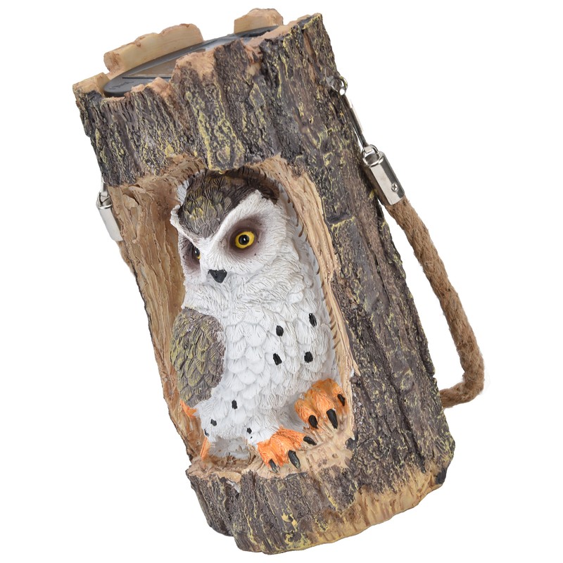 Owl Solar Light IP67 Waterproof High Simulation Eco Friendly Energy