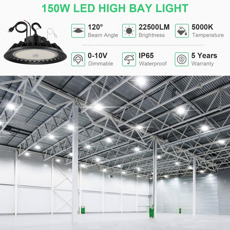 BFT 150W UFO LED High Bay Light 5000K 22500LM High