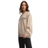 Z SUPPLY Women's Oversized Saturdays Sweatshirt, Crew Neck, Crystal (US,
