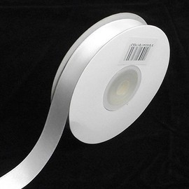 Satin Ribbon WHITE (#16) 10mm x 50 METRES (54.6 Yards) Wedding~Party~Celebration~Gifts~Crafts~Cards~ Scrapbooking