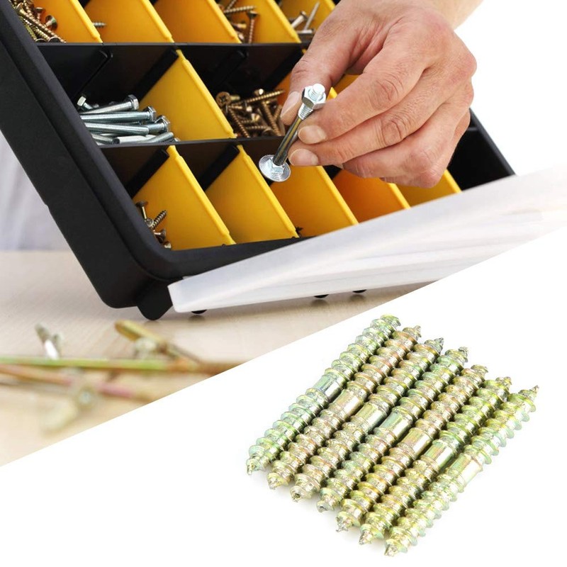 Uadme Double Ended Screw - 20Pcs Dowel Screws Self Tapping