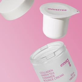Innisfree Collagen Green Tea Ceramide Elasticity Barrier Cream Refill 50mL